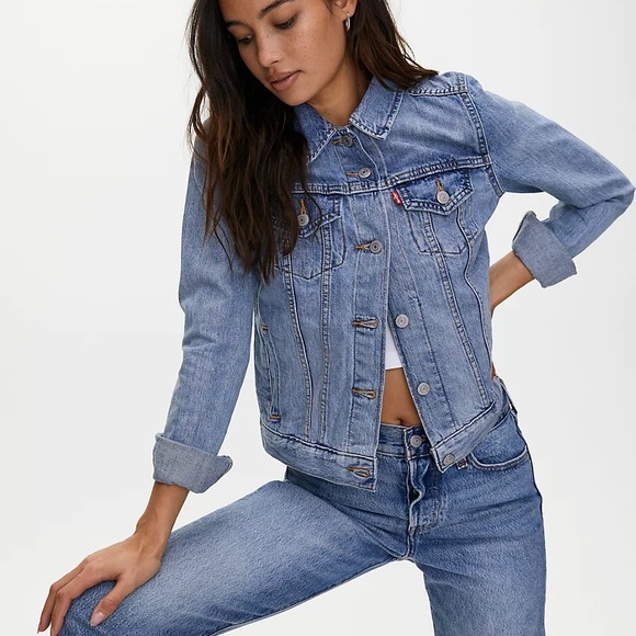 Medium Levi’s Original Trucker Jean Denim Jacket - Picture 1 of 10